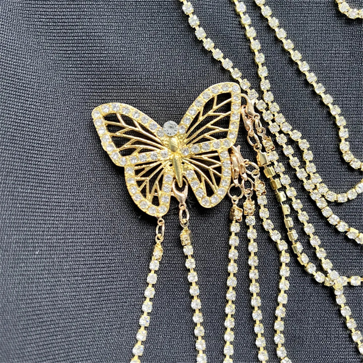 Elegant Butterfly Evening Dress