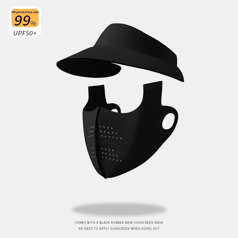 Air Top Sun Hat Women's UV Protection Summer Face Mask Face Mask
