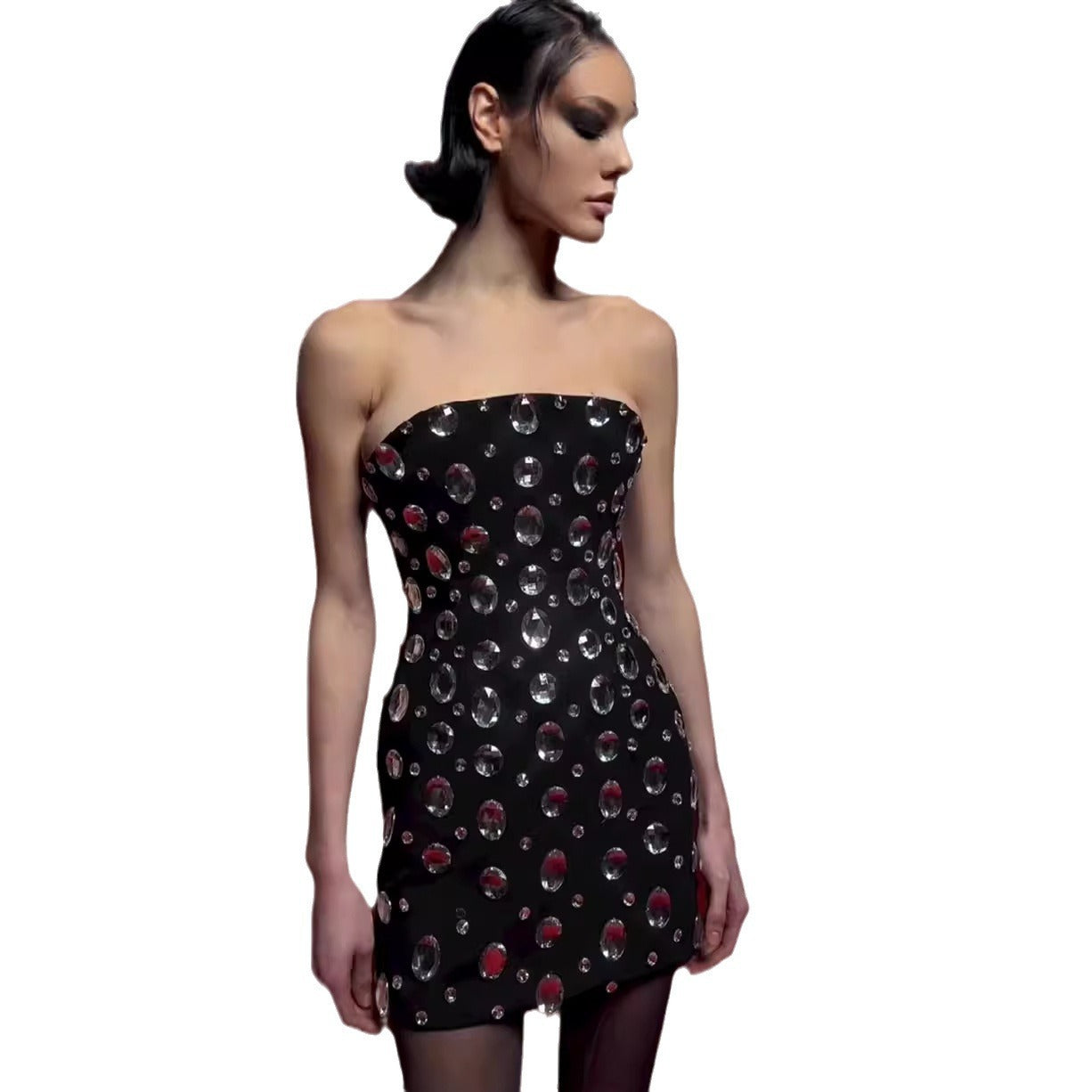 Diamond Off-Shoulder Dress