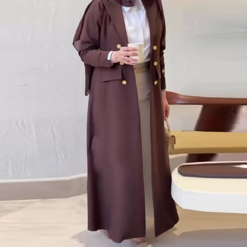 French medium long style trench coat