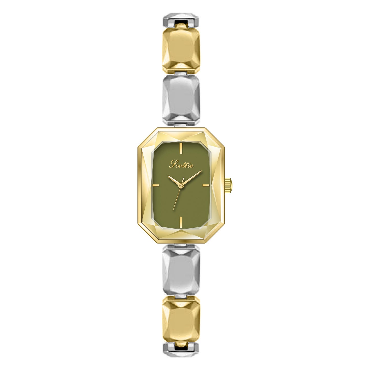 Bracelet Watch Cut Square Women's Small Square Watch