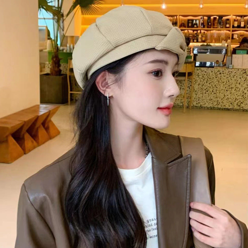 Sweet Bowknot Beret