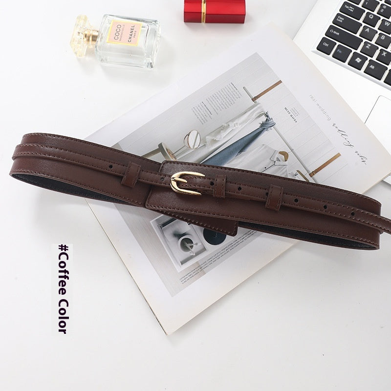 Suit Jacket Wide Waist Seal Belt