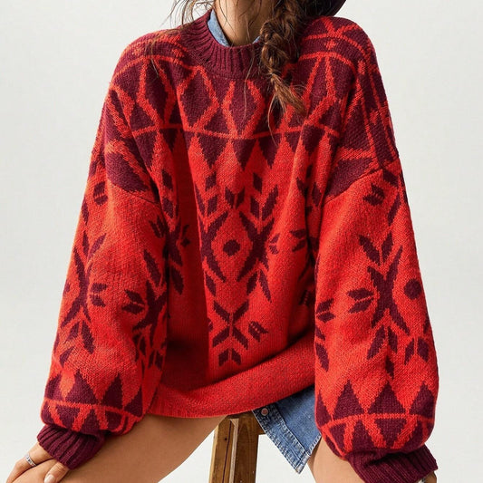 Women's Winter Long Sleeved Sweater