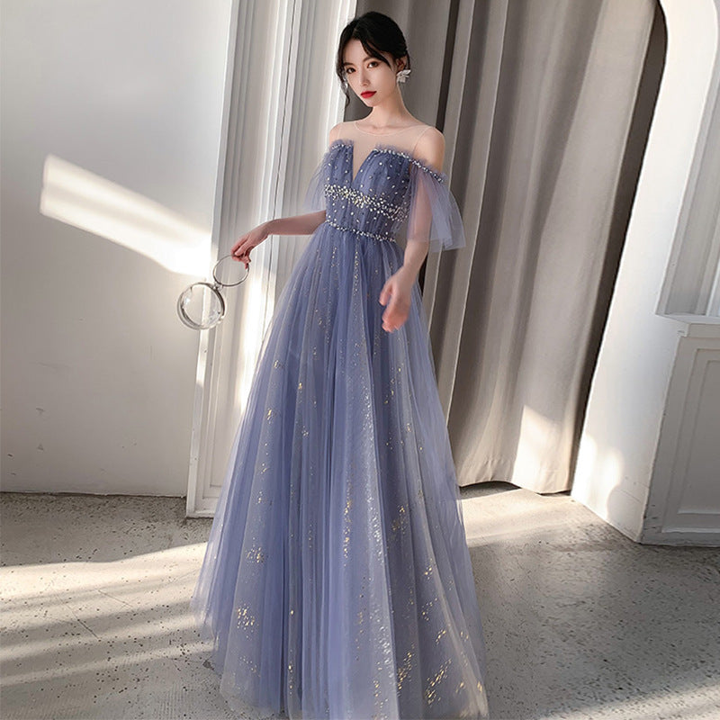 Starry Sky Evening Gown