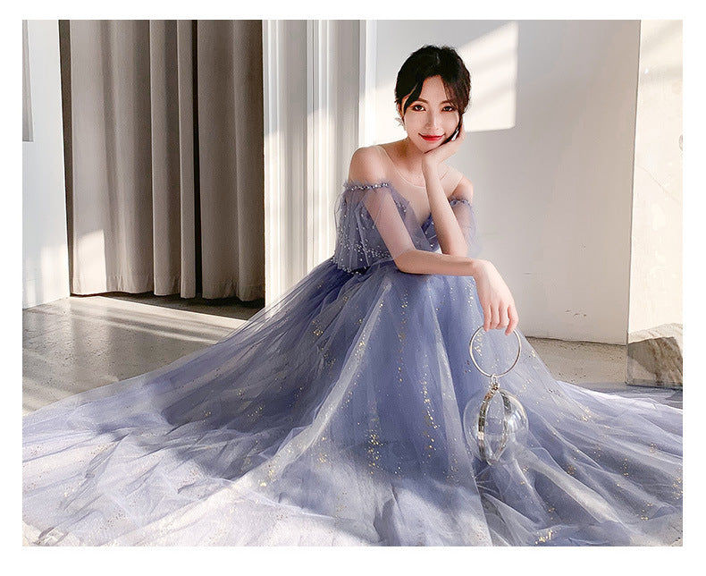 Starry Sky Evening Gown