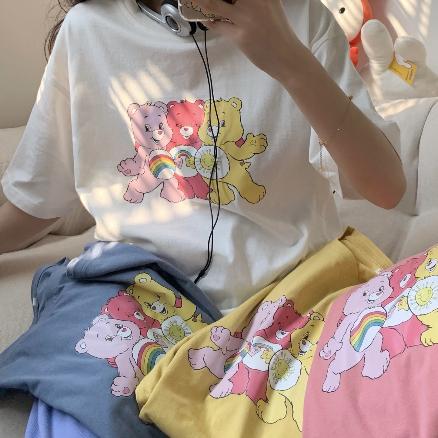 Cartoon Korean Short Sleeve