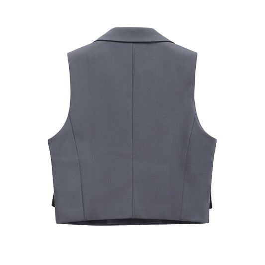 Flip style casual sleeveless vest vest vest vest top