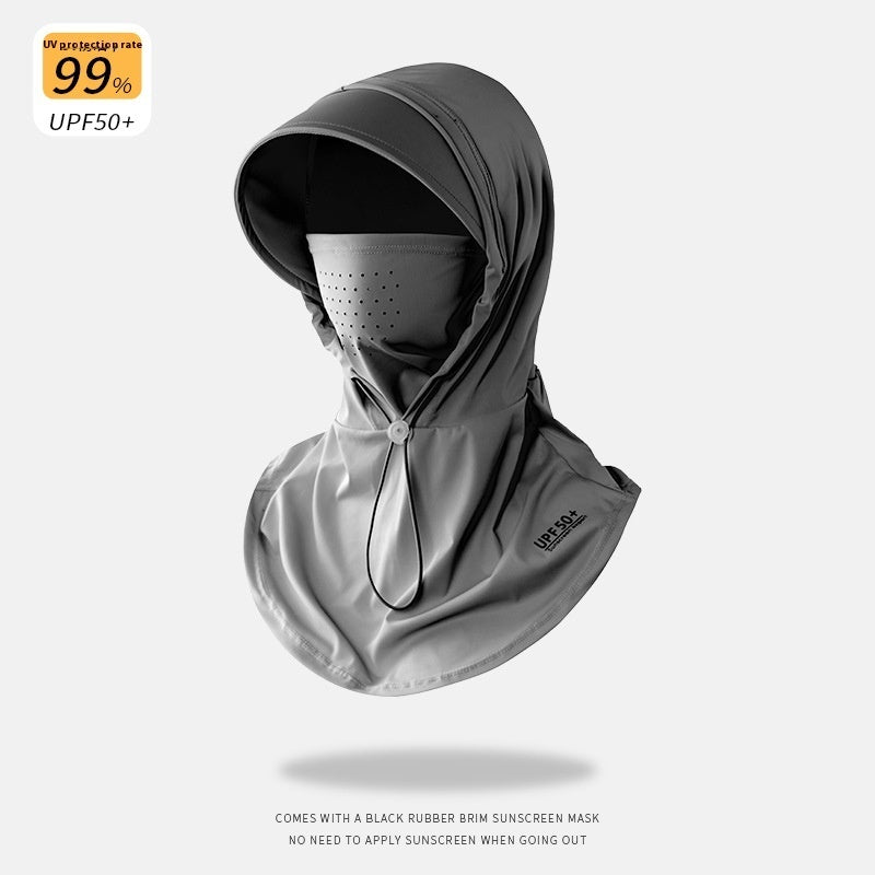 Cycling Sun Mask Hat Integrated Neck Protection For Women Summer