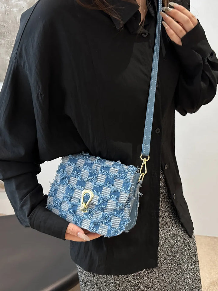 Checkered Crossbody Bag