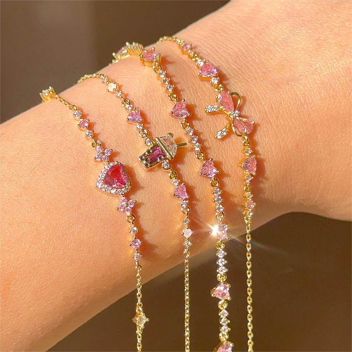 Zircon Butterfly Love Bracelet
