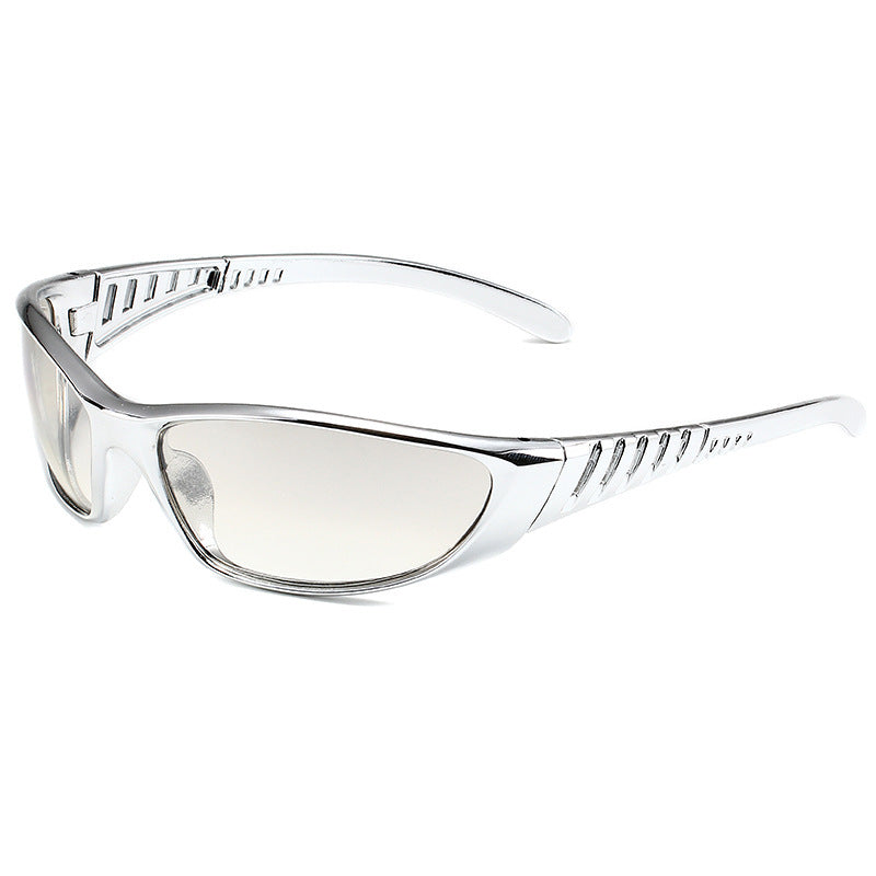 Futuristic Hollow-Out Sunglasses