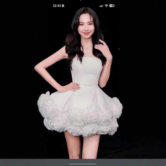 Elegant Flower Party Dress