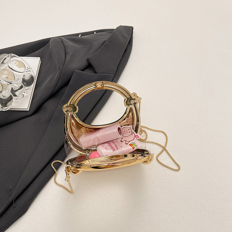 Women's High-end Moon Banquet Wrist Bag