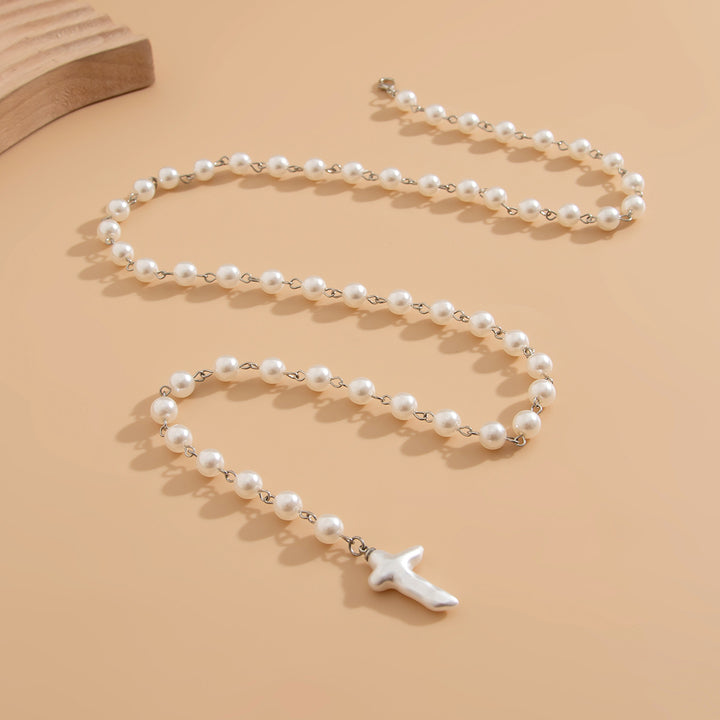 Pearl Bead Y-Shape Necklace