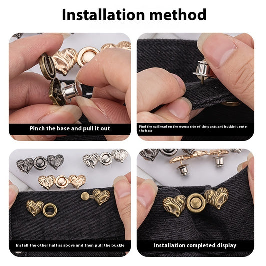 Detachable Jeans Buttons