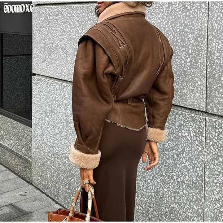 Winter Luxe Belted Wool Blend Coat