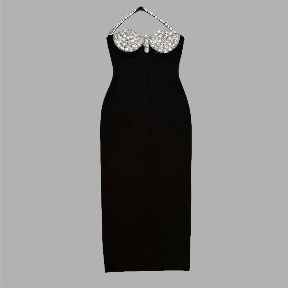 Luxury Beaded Evening Dress
