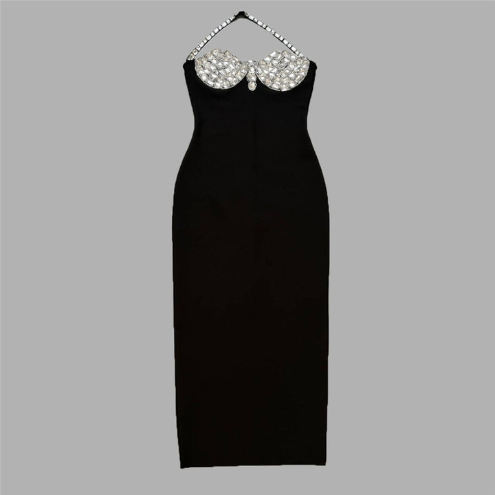 Luxury Beaded Evening Dress