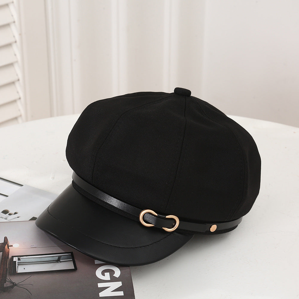 Octagonal Cap Brim Hat