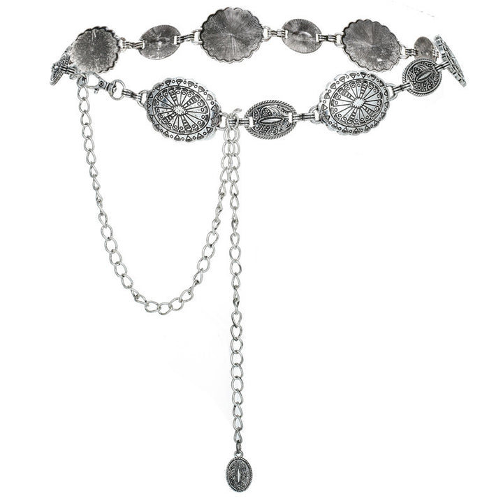 Ethnic Style High-grade All-match Distressed Skirt Shaped Accessory Waist Decorations