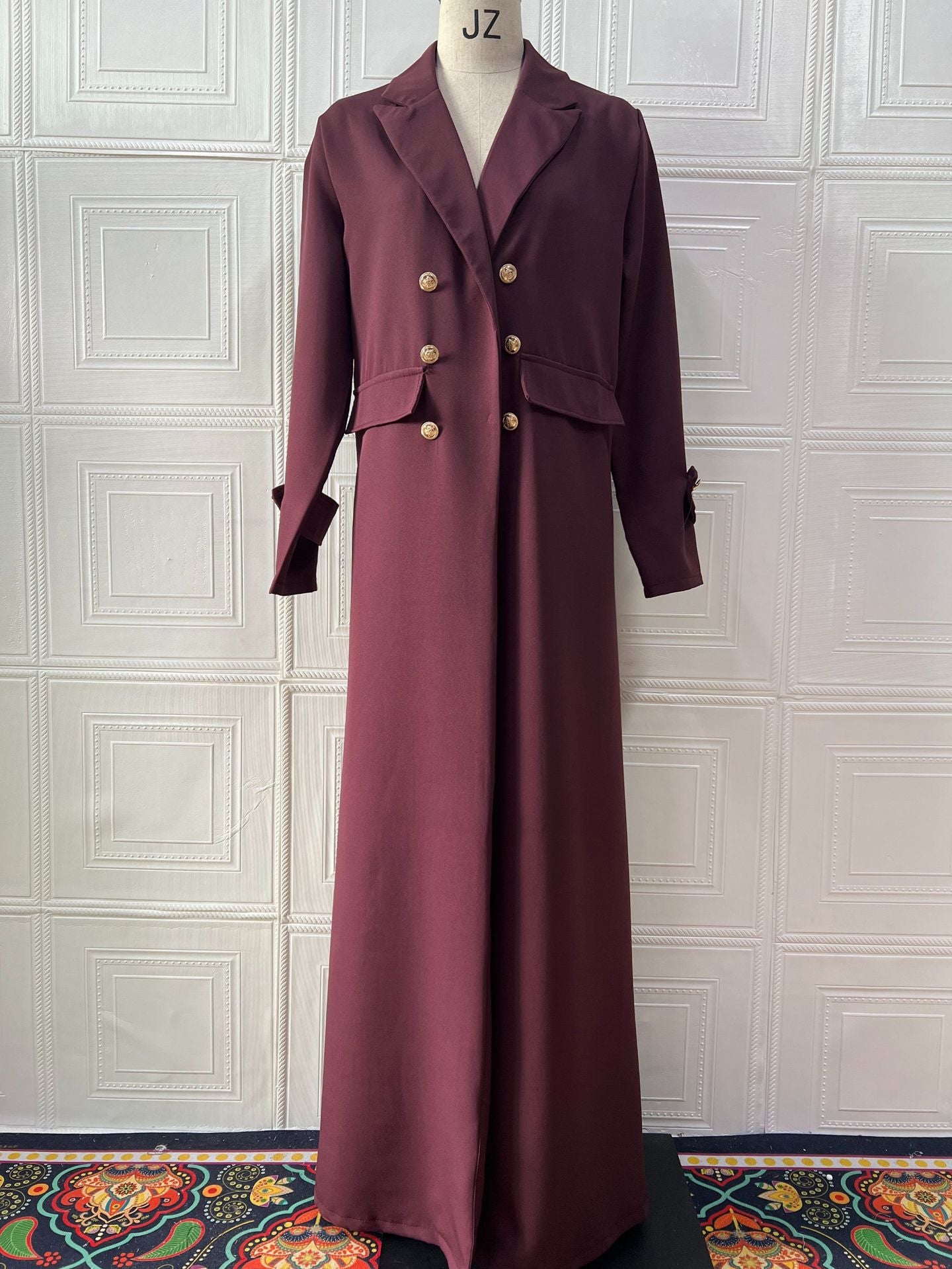 French medium long style trench coat