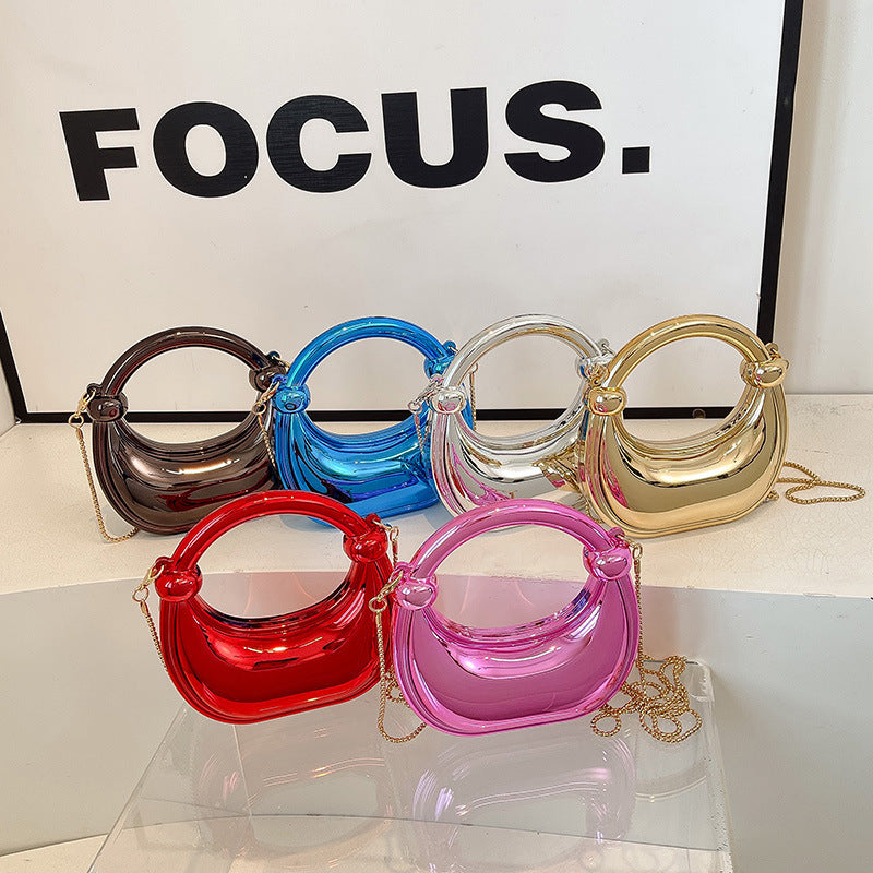 Women's High-end Moon Banquet Wrist Bag