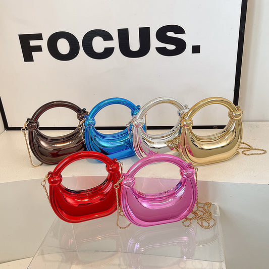 Women's High-end Moon Banquet Wrist Bag