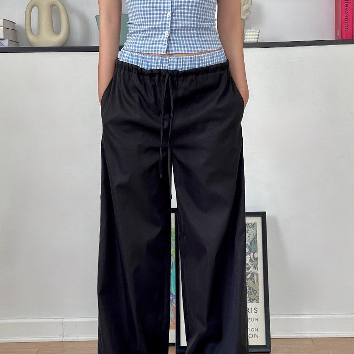 Vest Summer Casual Loose Lace Trousers Suit Women