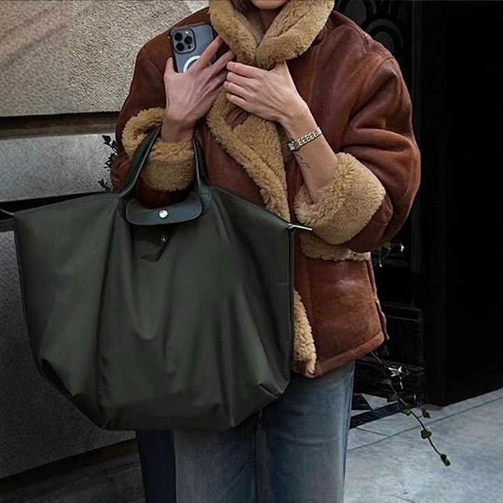 Chic Warmth Loose Fit Lamb Wool Jacket