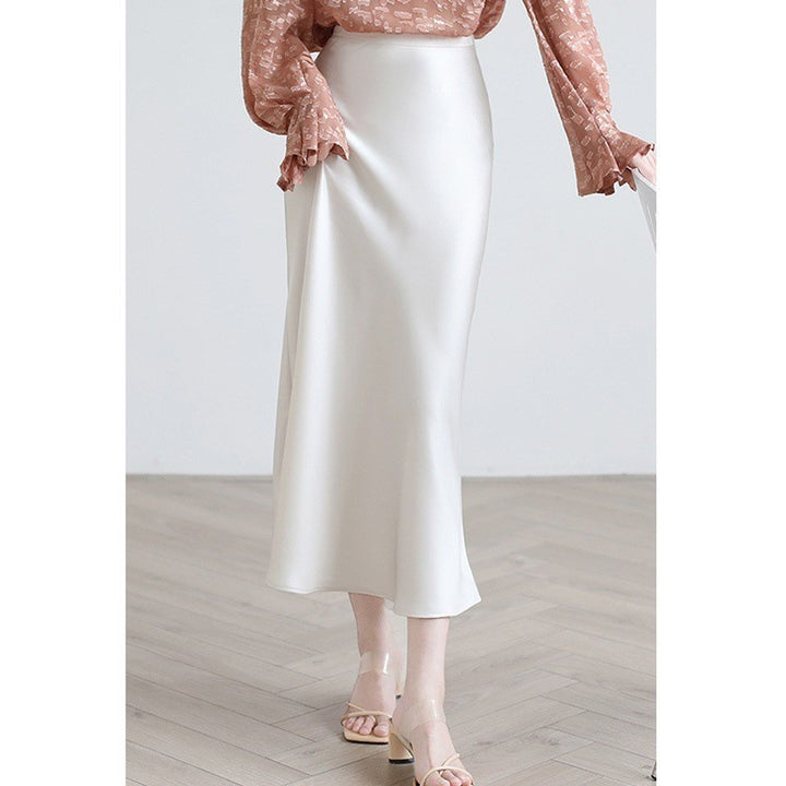 High-grade Silk Mid-length High-end Fishtail Long Skirt