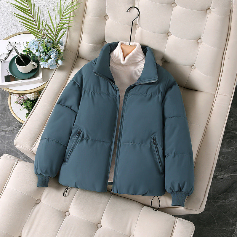 Thickened Cotton Clothing Cotton Coat Women's Korean-style Loose Lapel