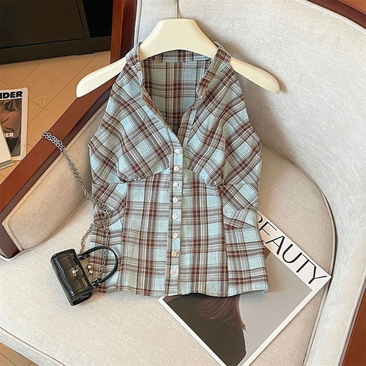 Sweet V-neck Tube Top Beautiful Shirt