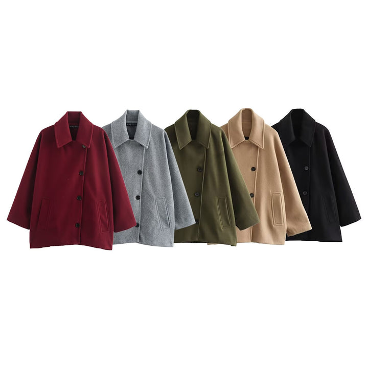 Spring Elegance  Loose Solid Coat