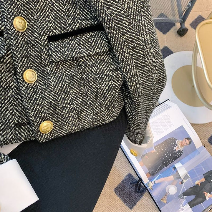 Parisian Charm Short Spring Coat