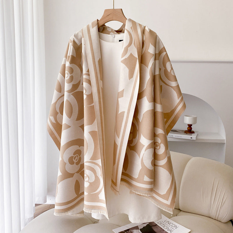 Air-conditioned Room Warm Scarf Versatile High-grade Mom Scarf