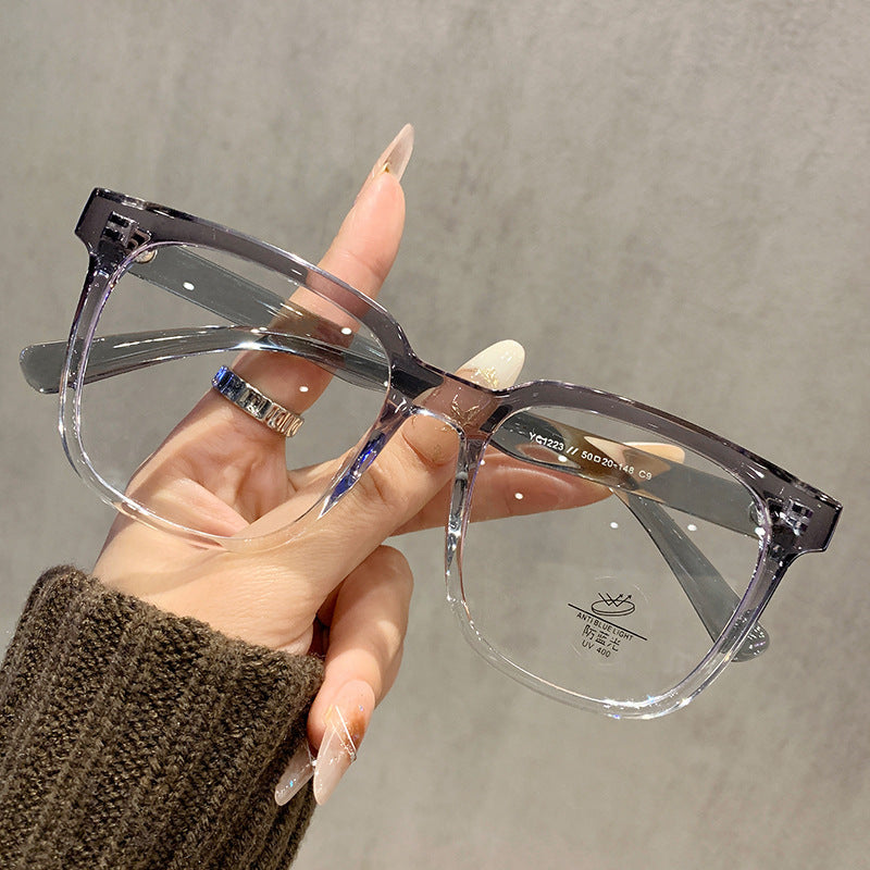 Korean Style Trendy Polygonal Glasses Frame Anti-blue Light