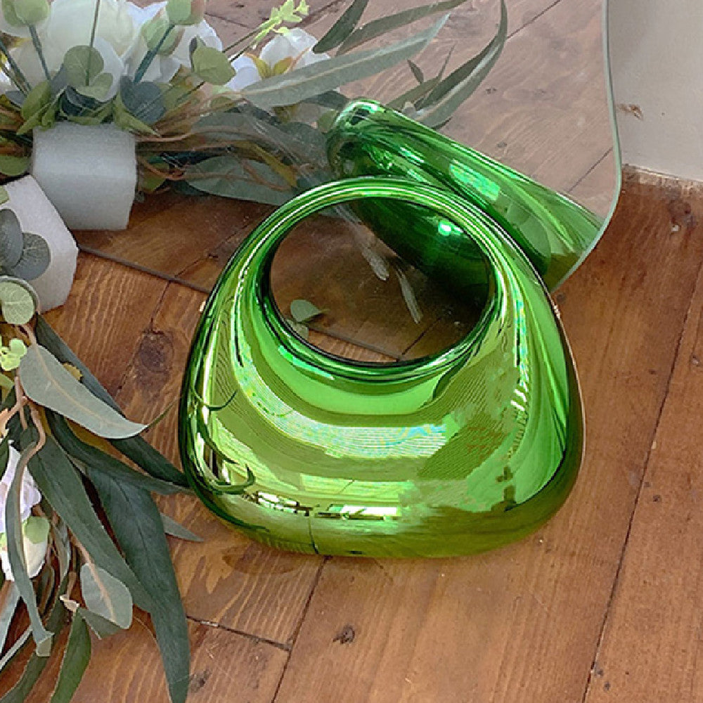 Candy Colored Cloud Shell Shiny Acrylic Moon Box Crossbody Bag