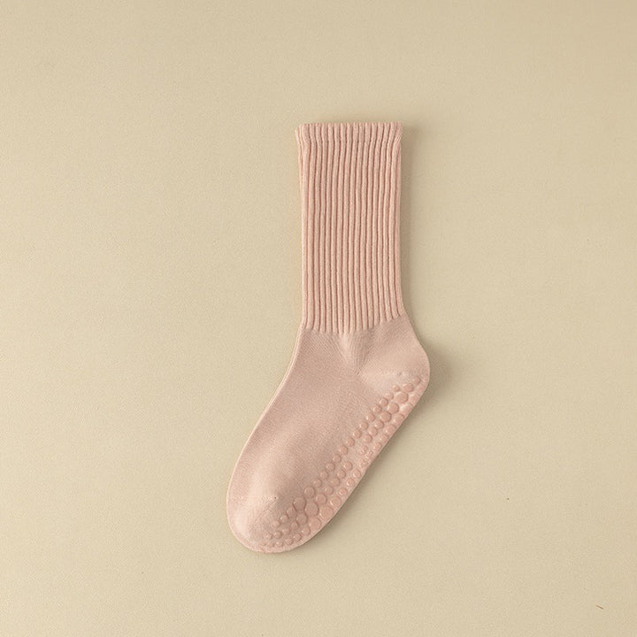 Women's Pilates Mid-calf Silicone Non-slip Yoga Socks