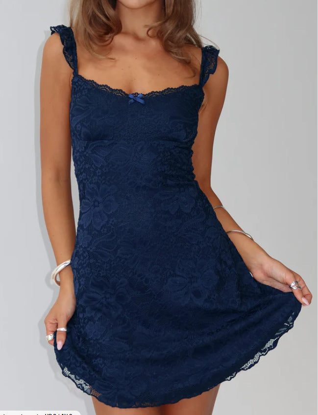 Sexy Dress Lace Sling Dress Pettiskirt Underdress