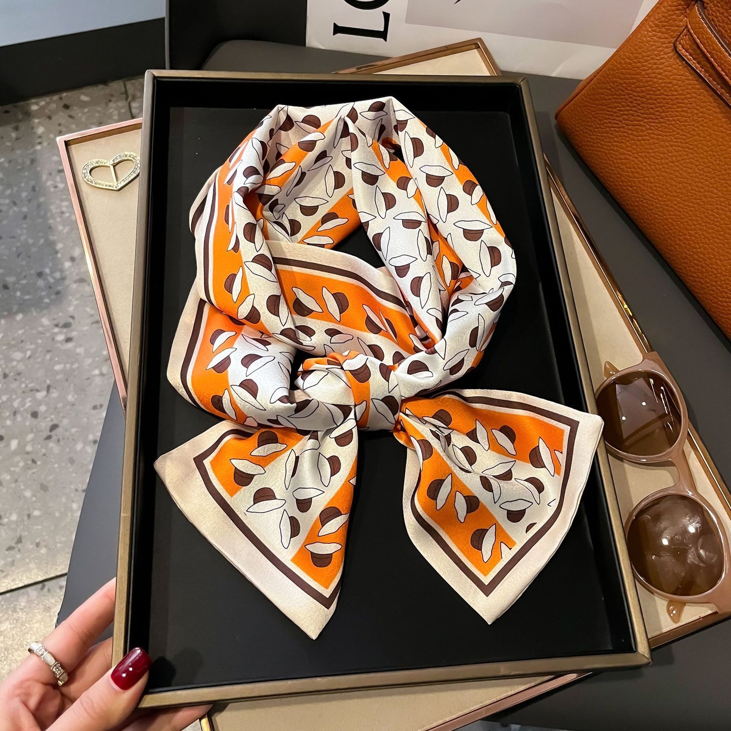 Fashion Silk High-grade Shawl Scarf