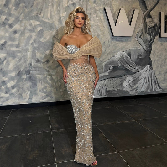 Elegant Sequin Mesh Dress