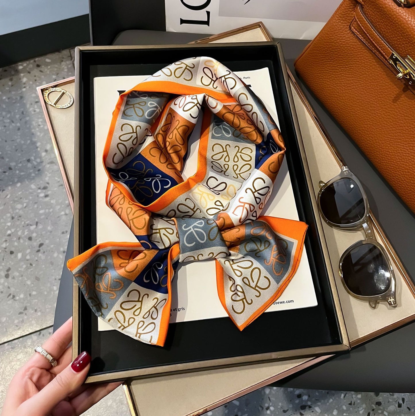 Fashion Silk High-grade Shawl Scarf