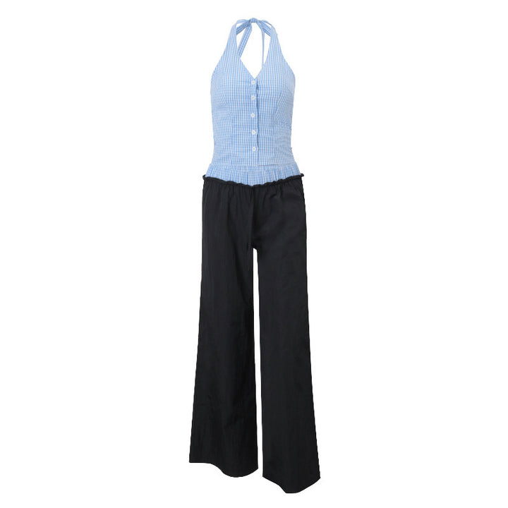 Vest Summer Casual Loose Lace Trousers Suit Women