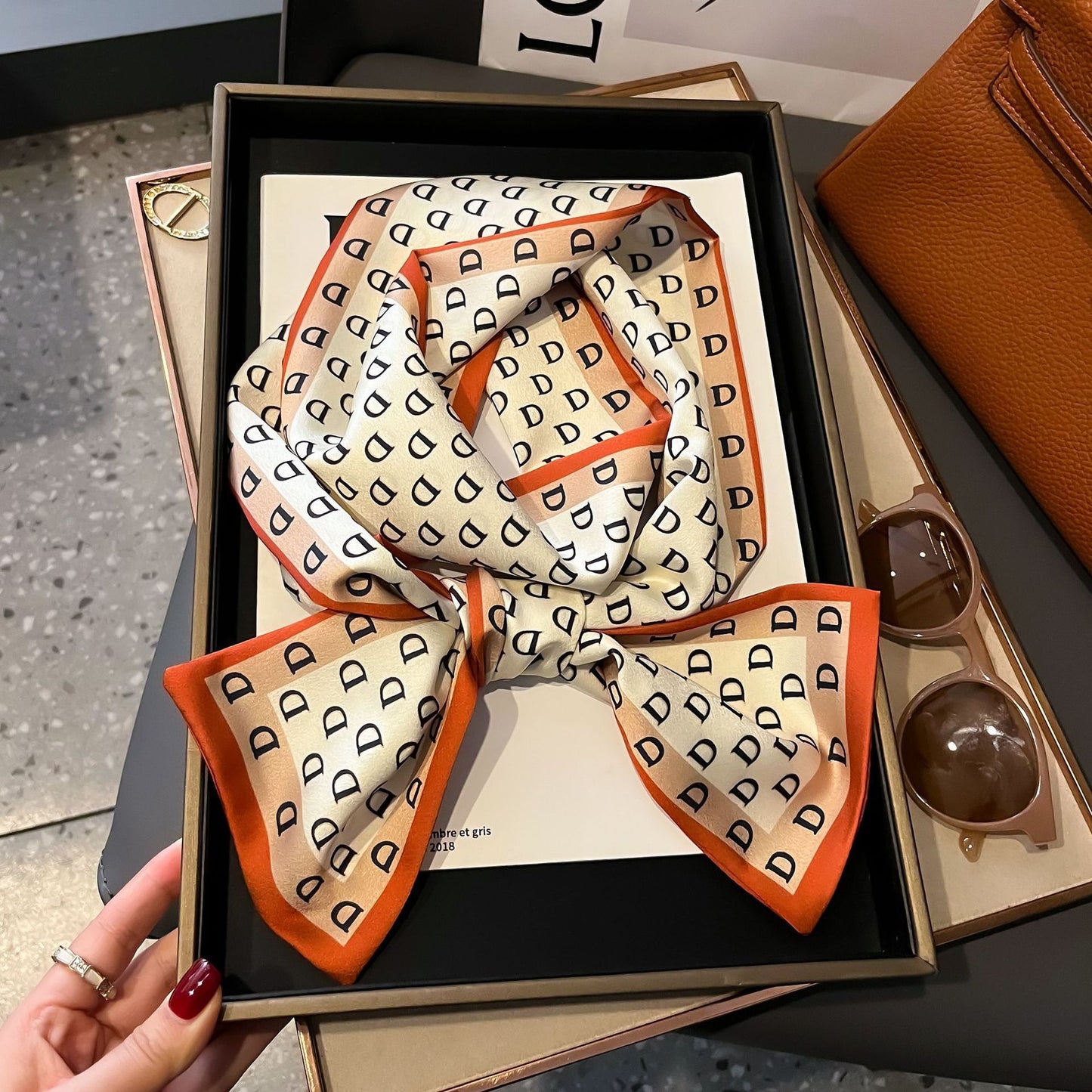 Fashion Silk High-grade Shawl Scarf