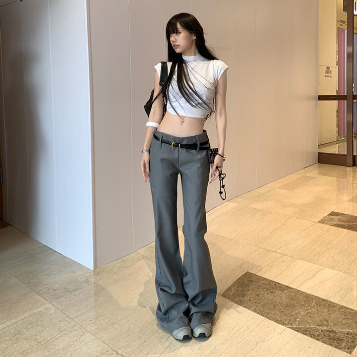 Grey Suit Trousers