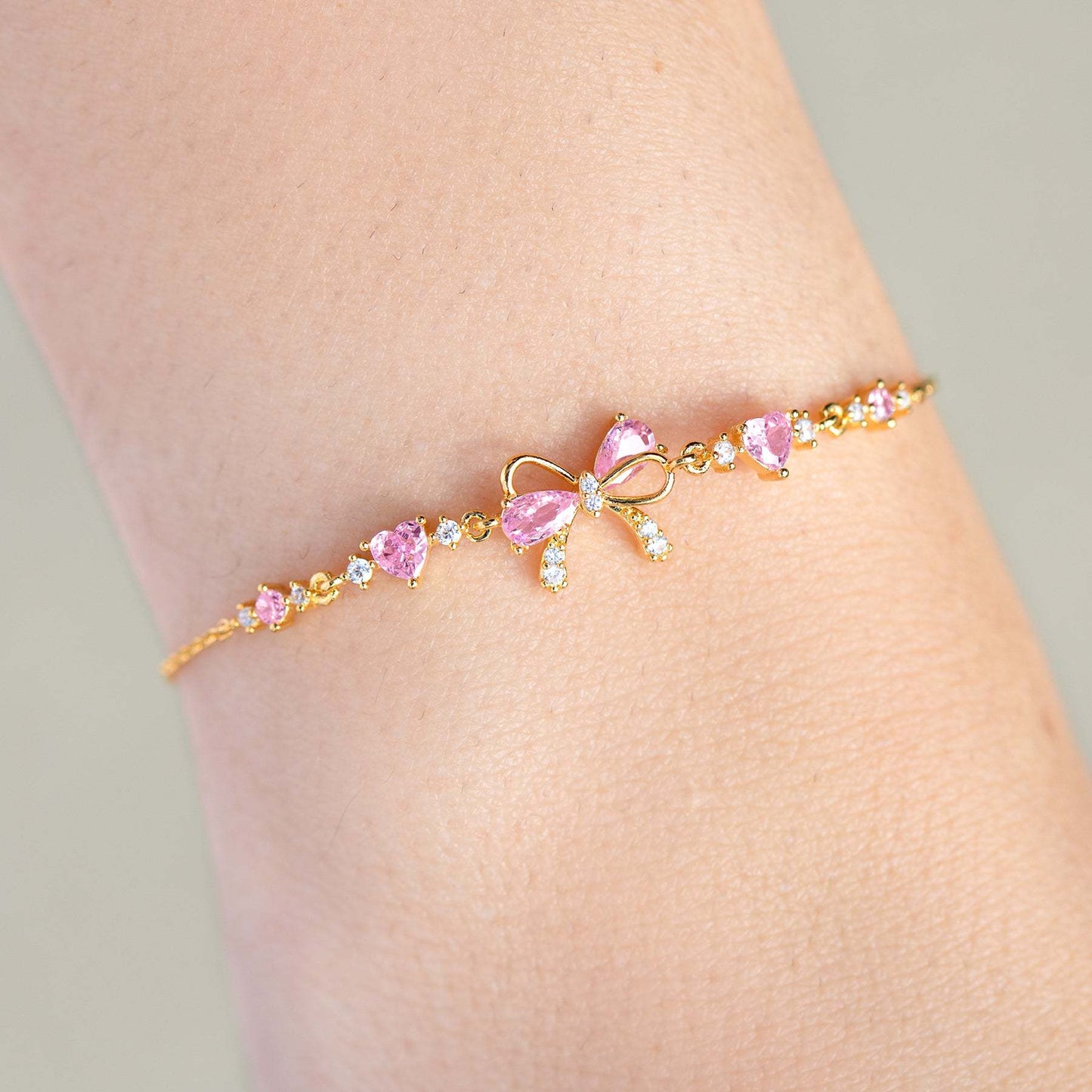 Zircon Butterfly Love Bracelet