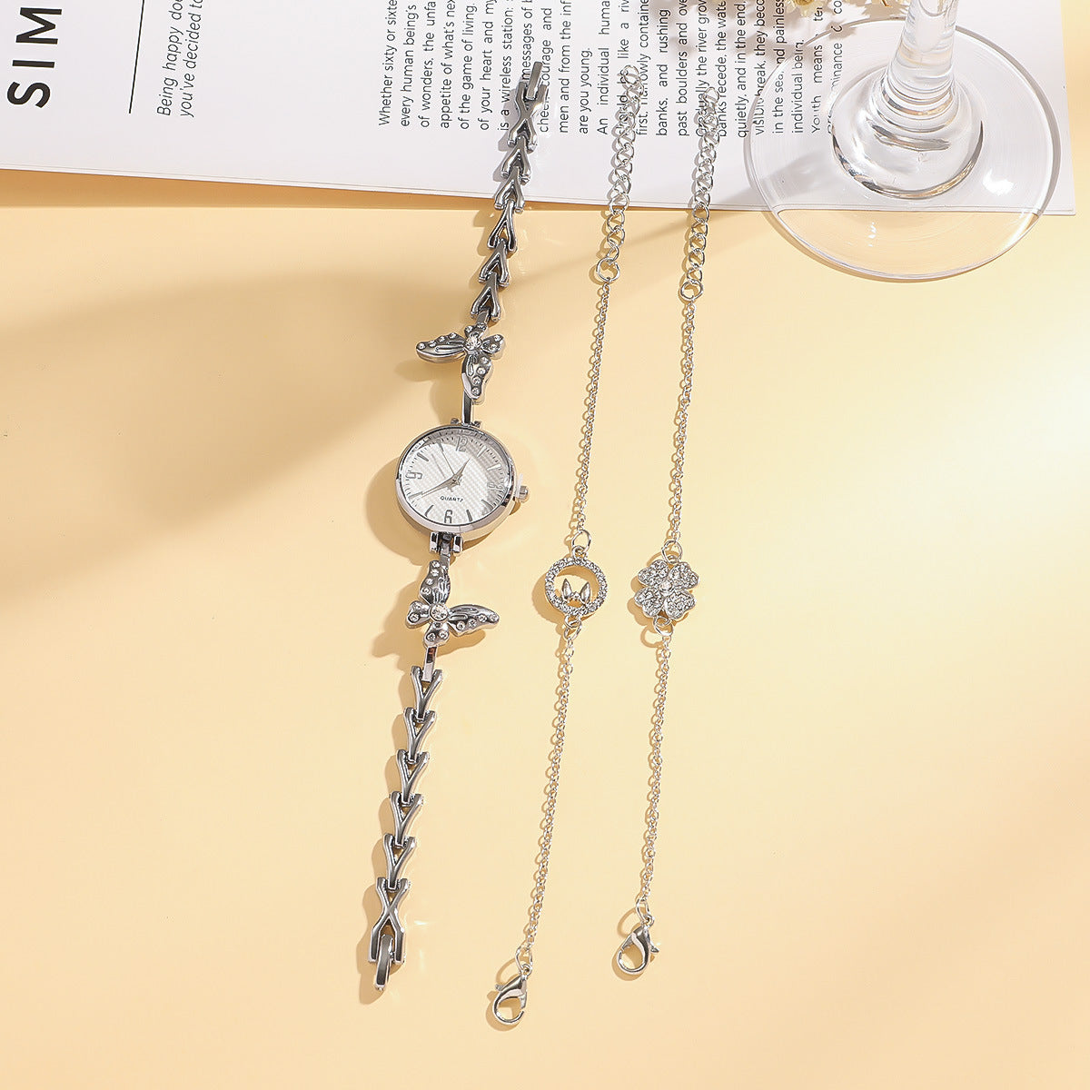 Diamond Mori Style Temperamental Bracelet Suit