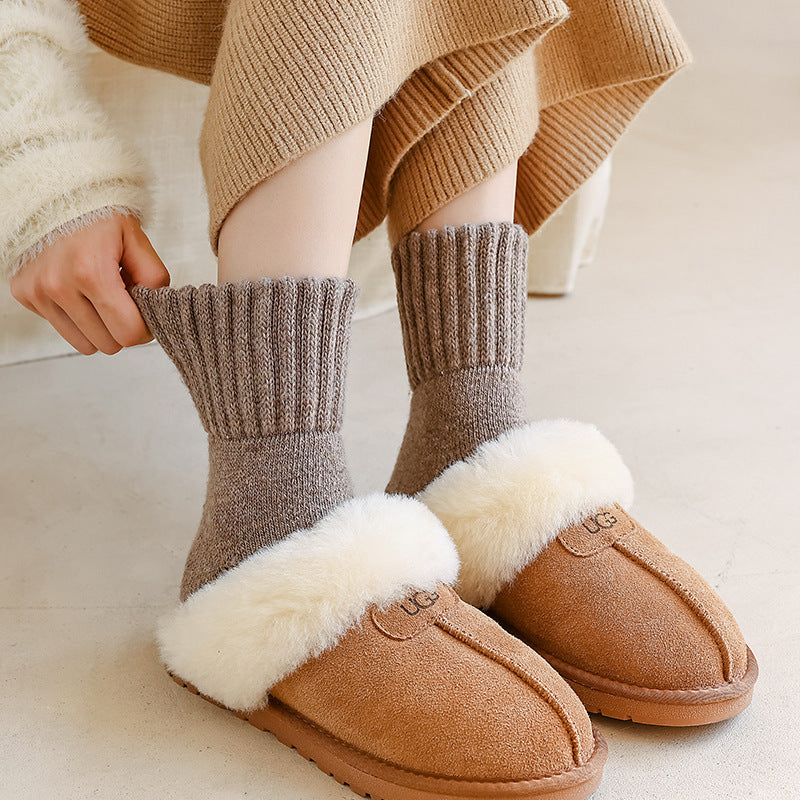 Soft Terry Velvet Winter Socks