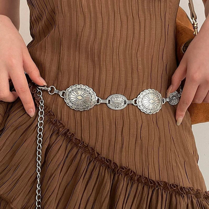 Bohemian Antique Style Metal Waist Chain